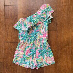 NWOT | Girls Lilly Pulitzer Sansa Romper Size M (6-7)